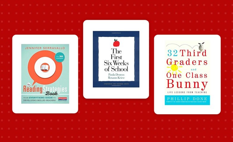 Covers of three teaching-related books