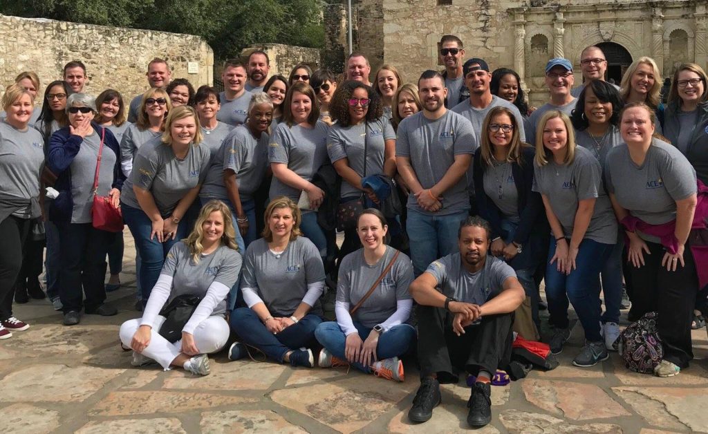 Group of ACE employees
