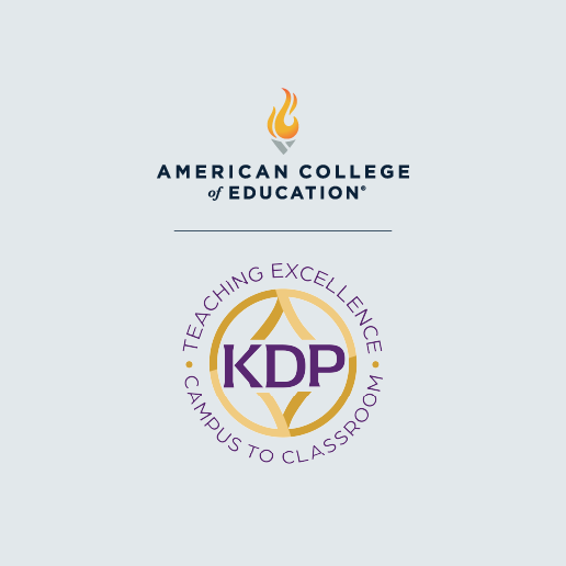 KDP and American College of Education logos
