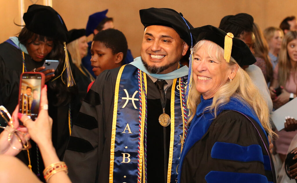 ACE doctoral graduates at commencement