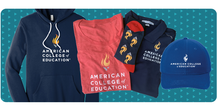 American College of Education referral swag prizes